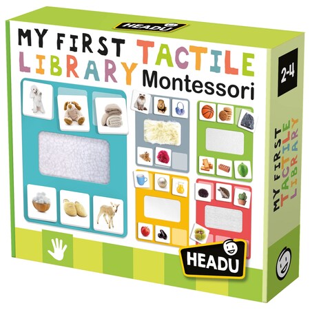Headu Montessori My First Tactile Library MU54341